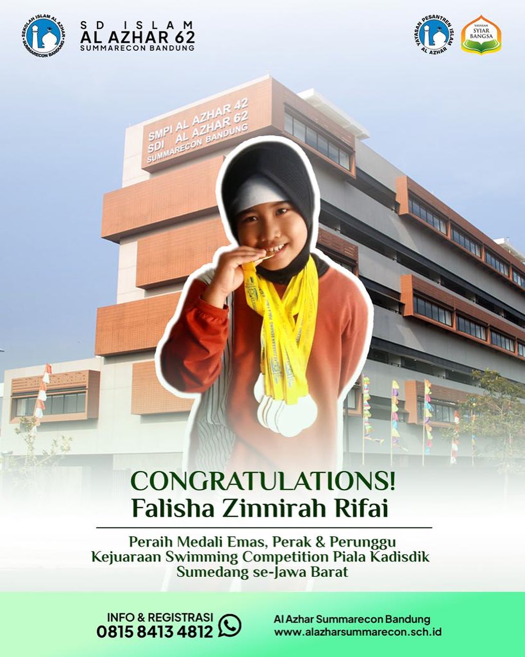 Congratulations! Falisha Zinnirah Rifai